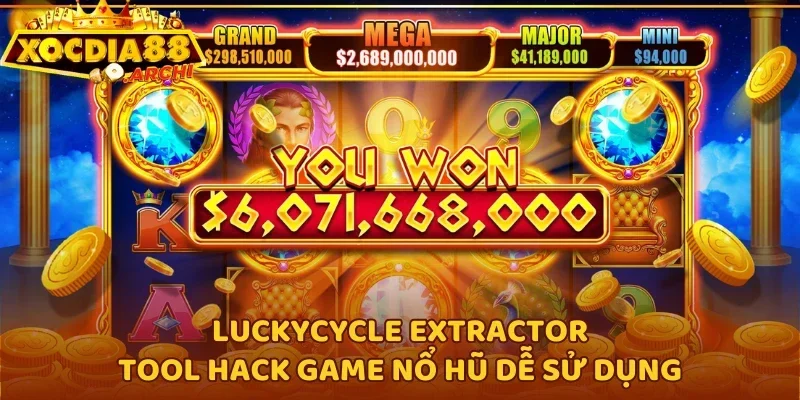 LuckyCycle Extractor - Tool hack game nổ hũ dễ sử dụng