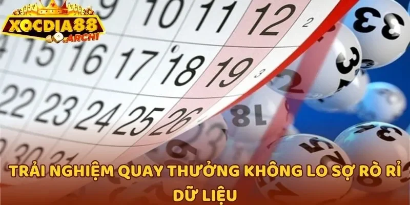 Trải nghiệm quay thưởng không lo sợ rò rỉ dữ liệu